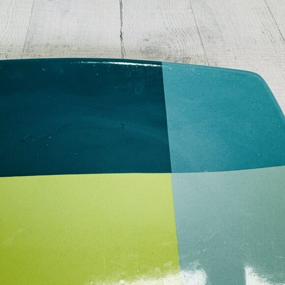 Home Target GREEN COLOR BLOCK Various Blue Blocks Square Stoneware Dinner Set 4 - Picture 13 of 16